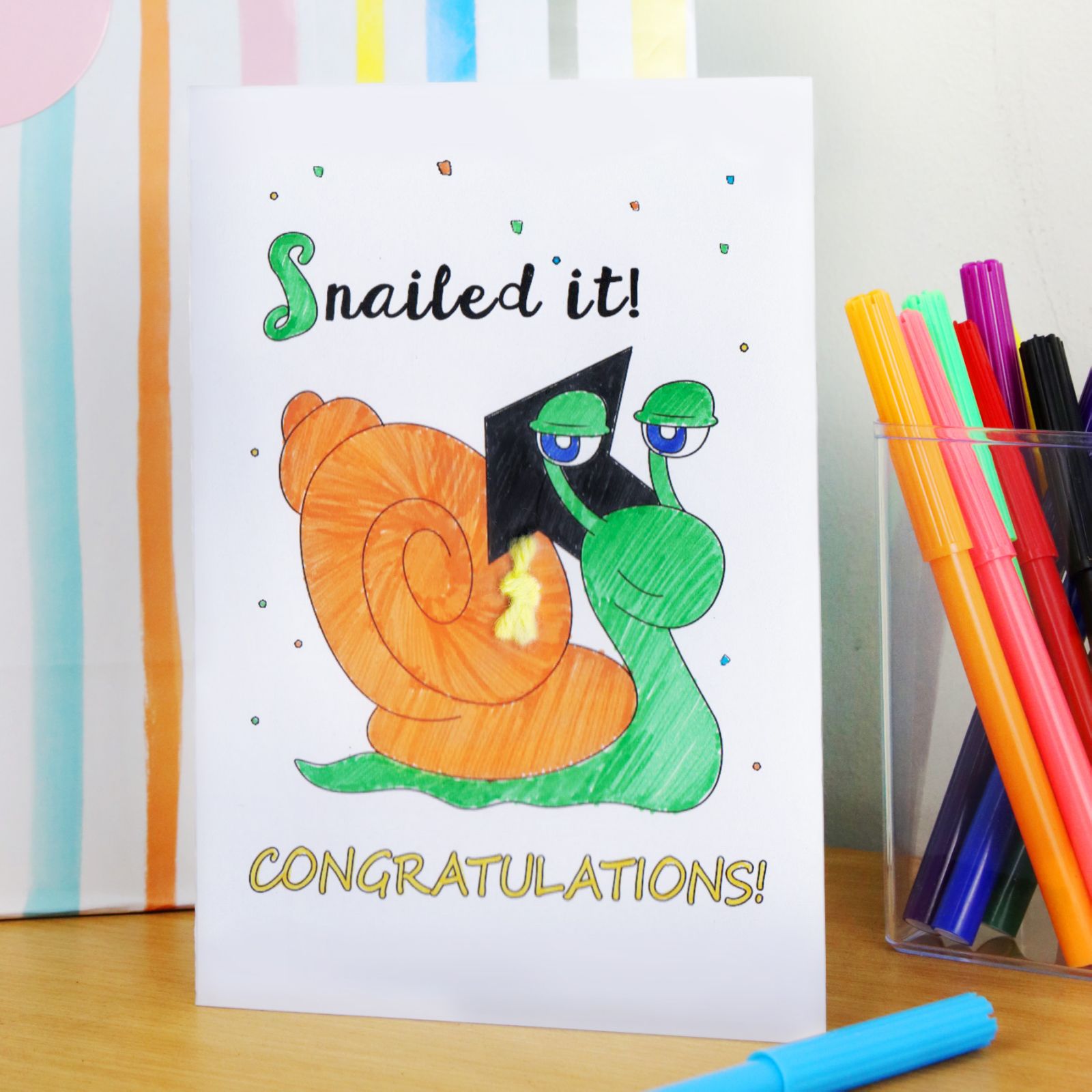 Snailed it! Congratulations!